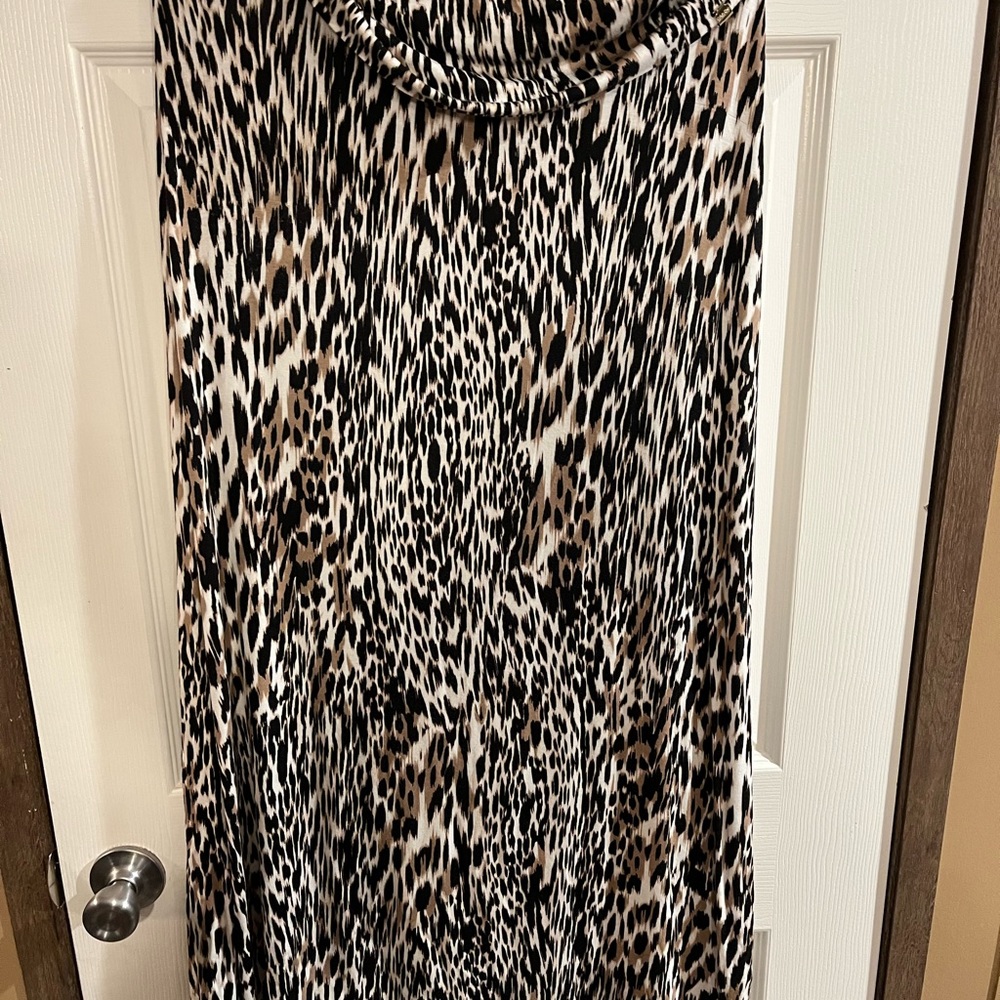 Calvin Klein Leopard print Maxi skirt